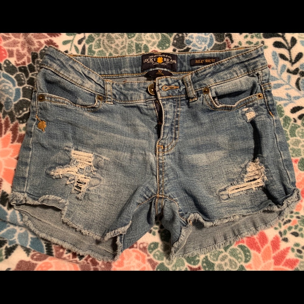 Girls size 10 Lucky Brand Riley short
